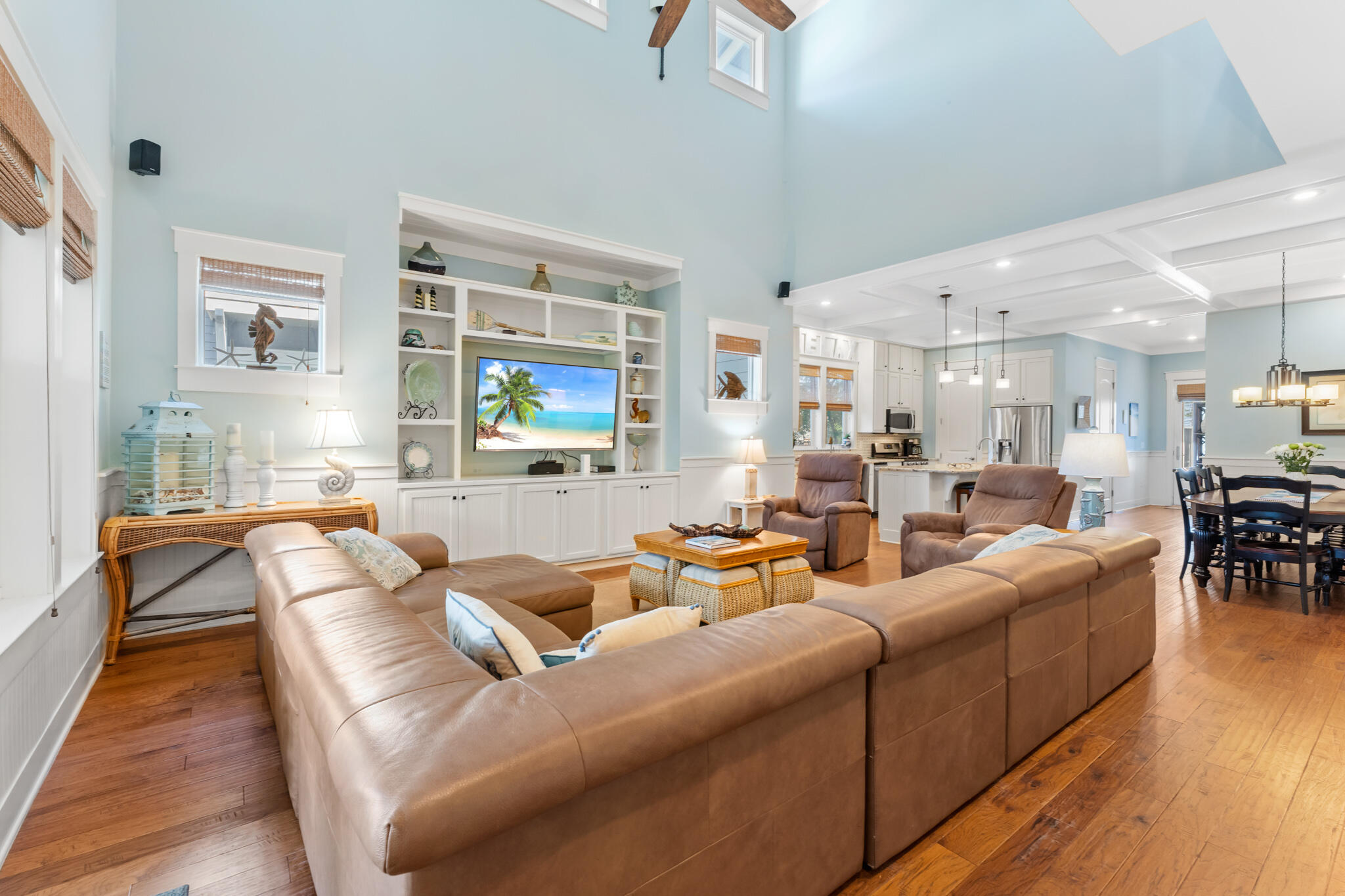 119 West Lifeguard Loop Inlet Beach Inlet Beach, FL 32461 - Photo 6 of 75 a living room with furniture wooden floor and a large window