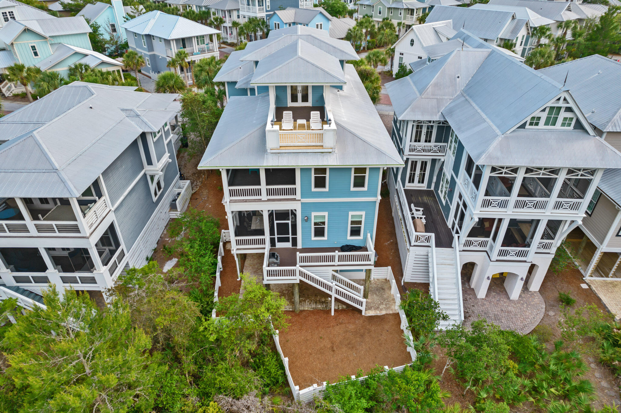 119 West Lifeguard Loop Inlet Beach Inlet Beach, FL 32461 - Photo 64 of 75 an aerial view of residential houses with yard