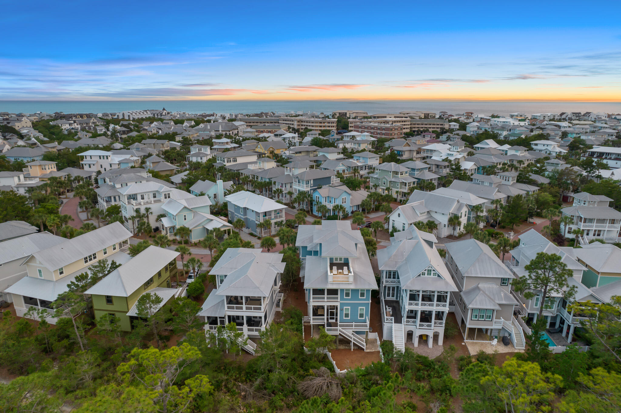119 West Lifeguard Loop Inlet Beach Inlet Beach, FL 32461 - Photo 74 of 75 an aerial view of residential houses with outdoor space