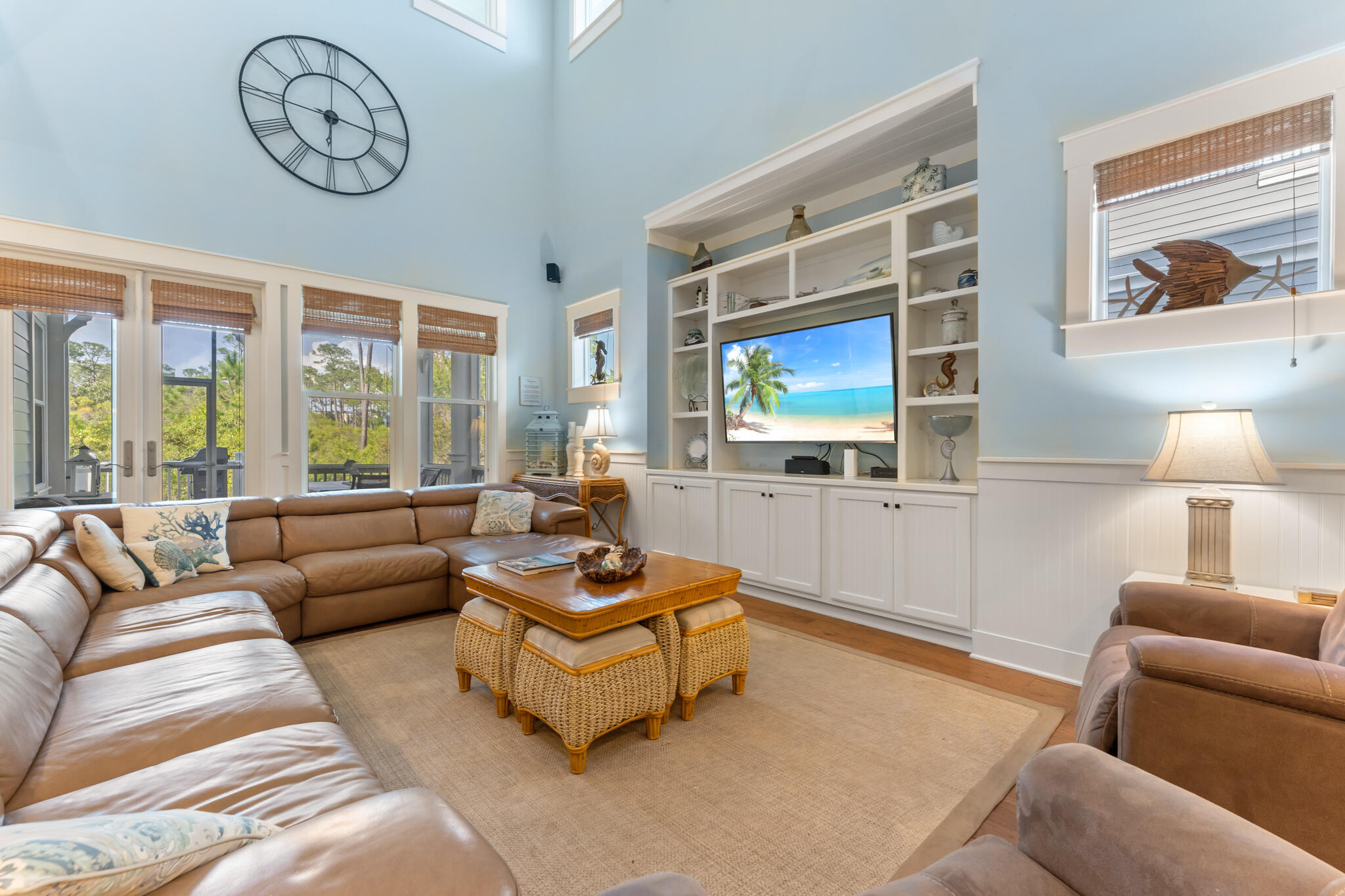 119 West Lifeguard Loop Inlet Beach Inlet Beach, FL 32461 - Photo 8 of 75 a living room with furniture and a large window