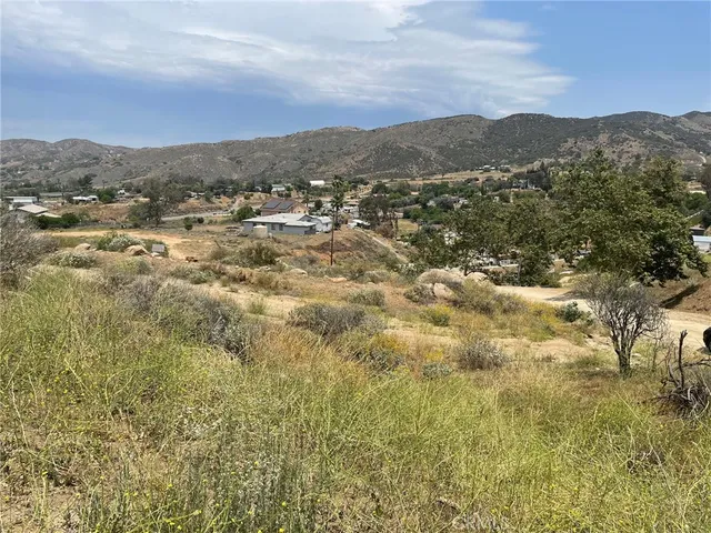 a view of city and mountain