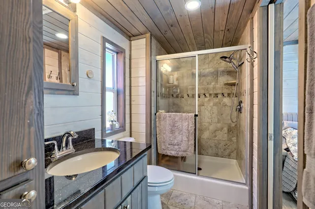 a view of water heater room