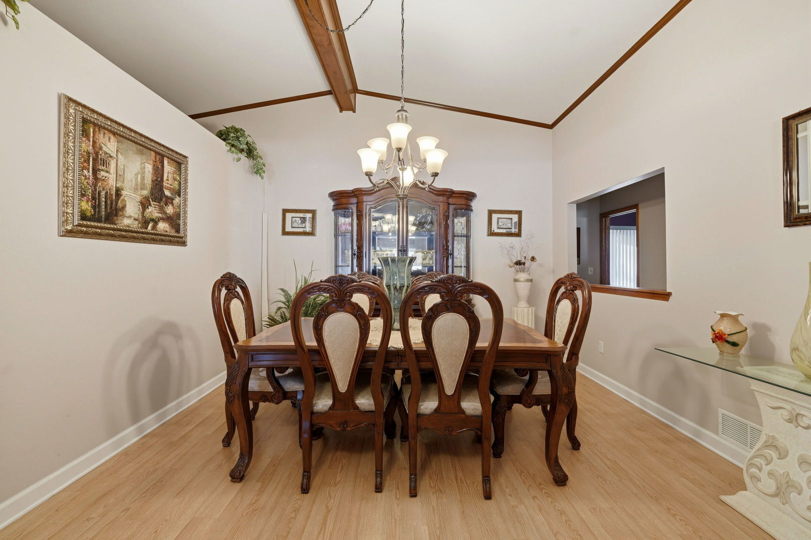 1317 North Cedar Lake Road Lake Villa, IL 60046 - Photo 3 of 25 a view of a dining room with furniture and chandelier