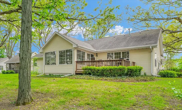 a view of a lake with a lake