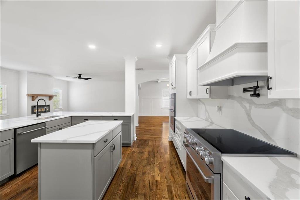 222 Silvercrest Drive Acworth, GA 30101 - Photo 11 of 61 a kitchen with a sink a stove and a refrigerator