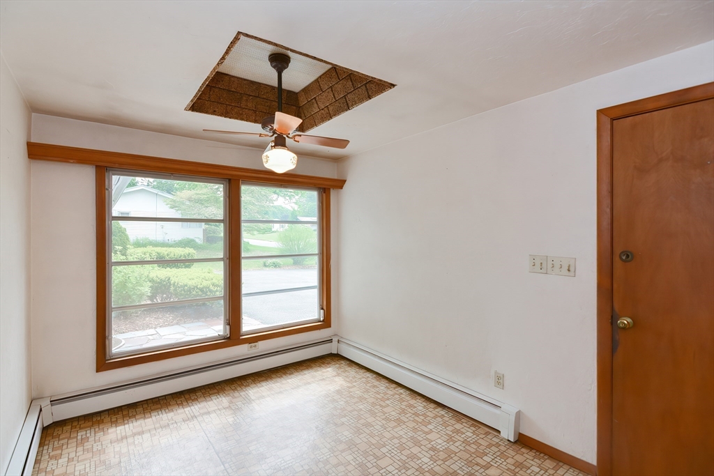 12 Catherine Road Framingham, MA 01701 - Photo 20 of 40 a view of room with window and ceiling fan