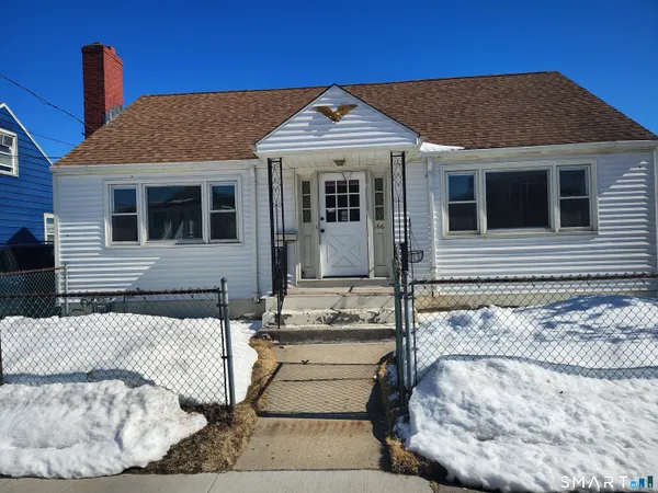 a front view of a house with a porch