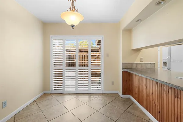 a view of a room with window