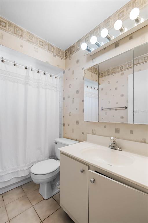 903 Buck Court Brandon, FL 33511 - Photo 17 of 24 a bathroom with a sink a toilet and a mirror