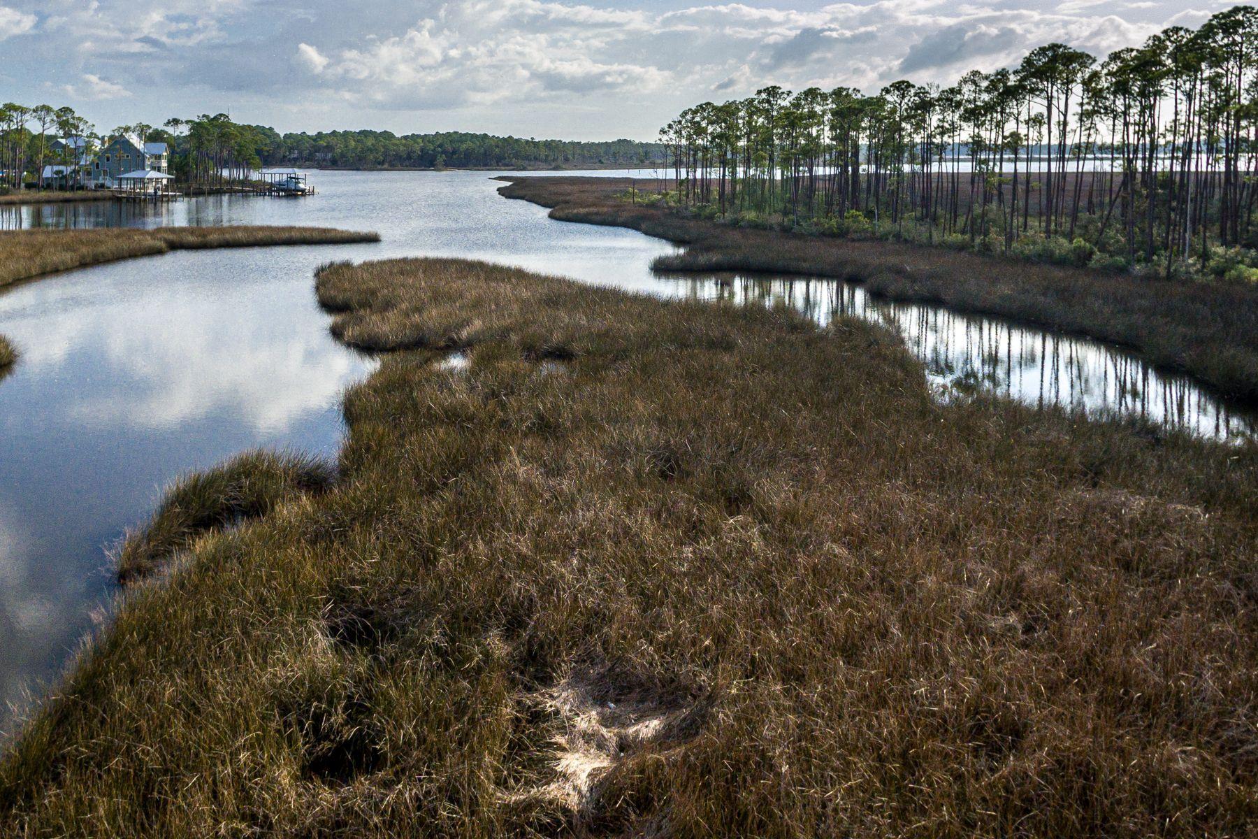 Lot 15 West Nursery Road Santa Rosa Beach, FL 32459 - Photo 30 of 45 a view of a lake with a city