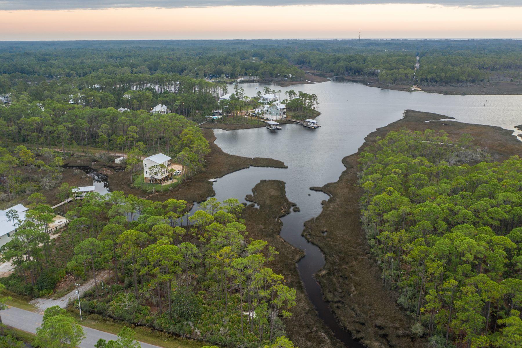 Lot 15 West Nursery Road Santa Rosa Beach, FL 32459 - Photo 6 of 45 a view of lake with residential houses with outdoor space