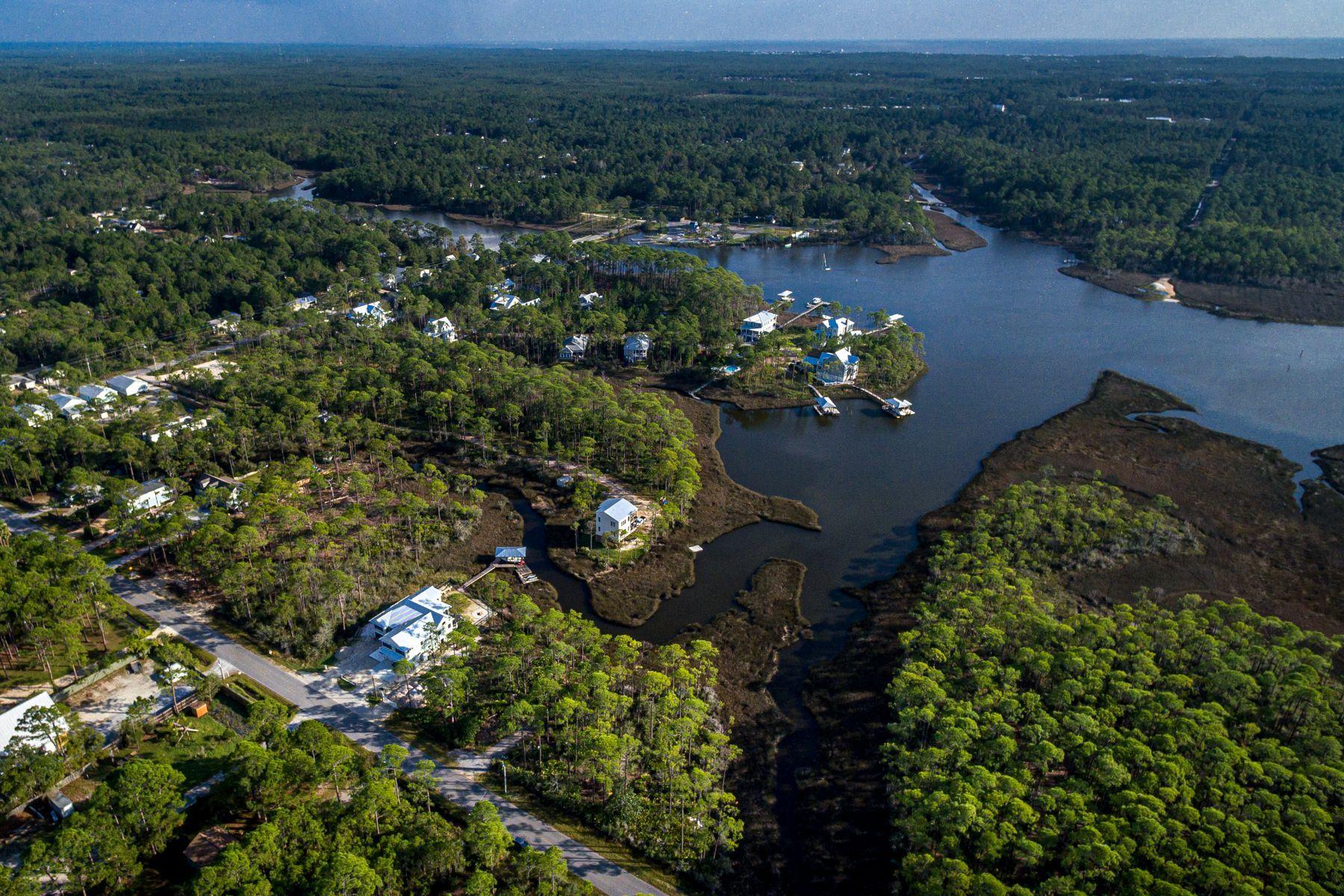 Lot 15 West Nursery Road Santa Rosa Beach, FL 32459 - Photo 9 of 45 an aerial view of a houses with a yard
