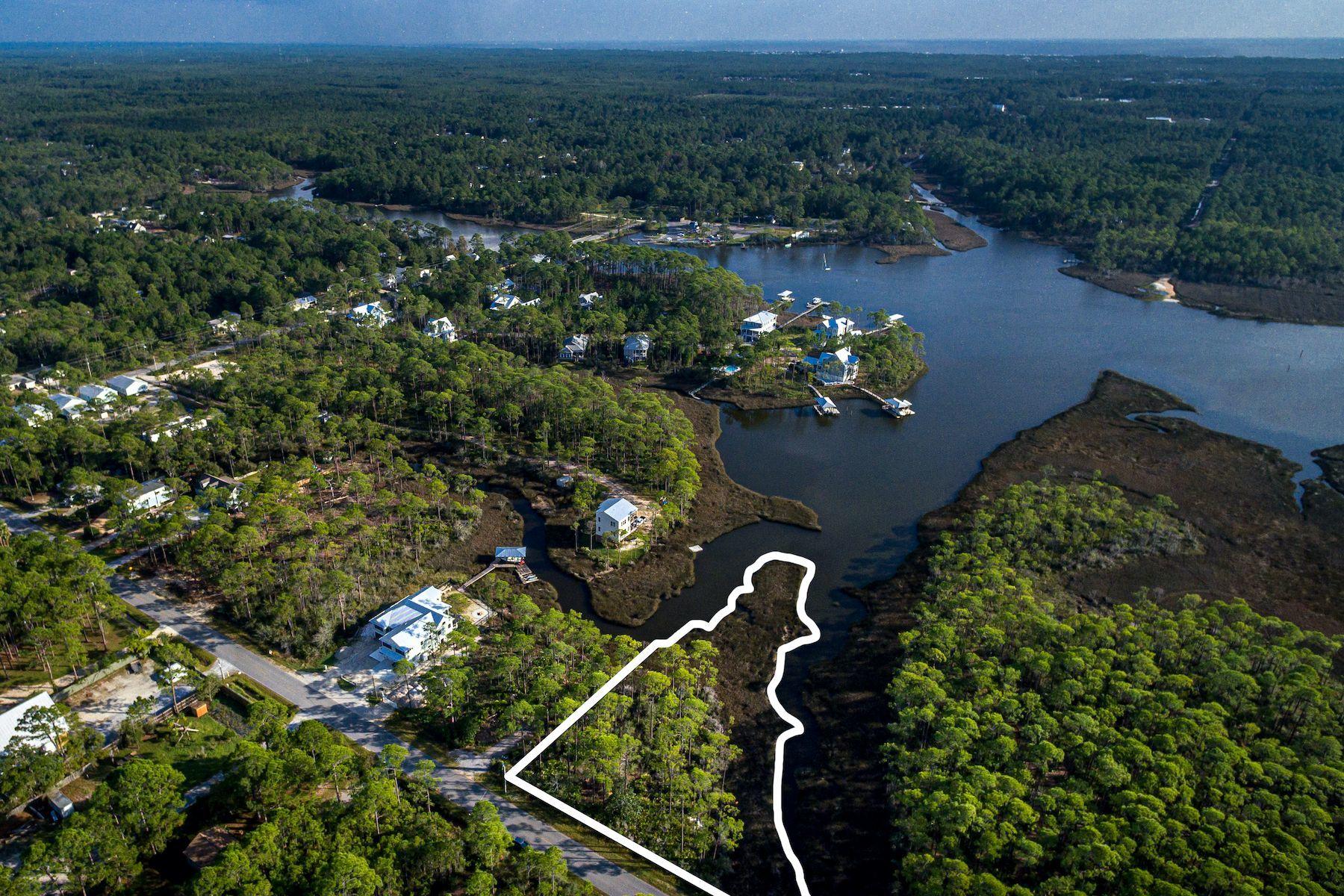 Lot 15 West Nursery Road Santa Rosa Beach, FL 32459 - Photo 10 of 45 an aerial view of a house with a yard