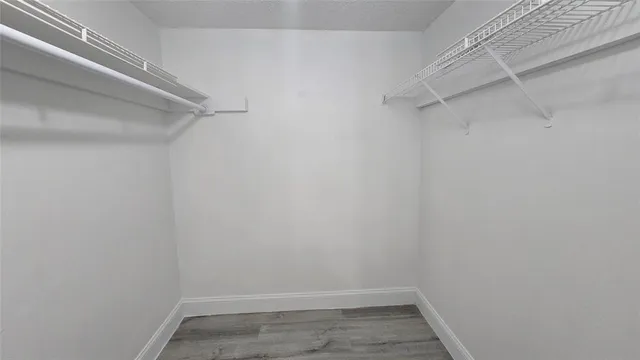 a view of walk in closet
