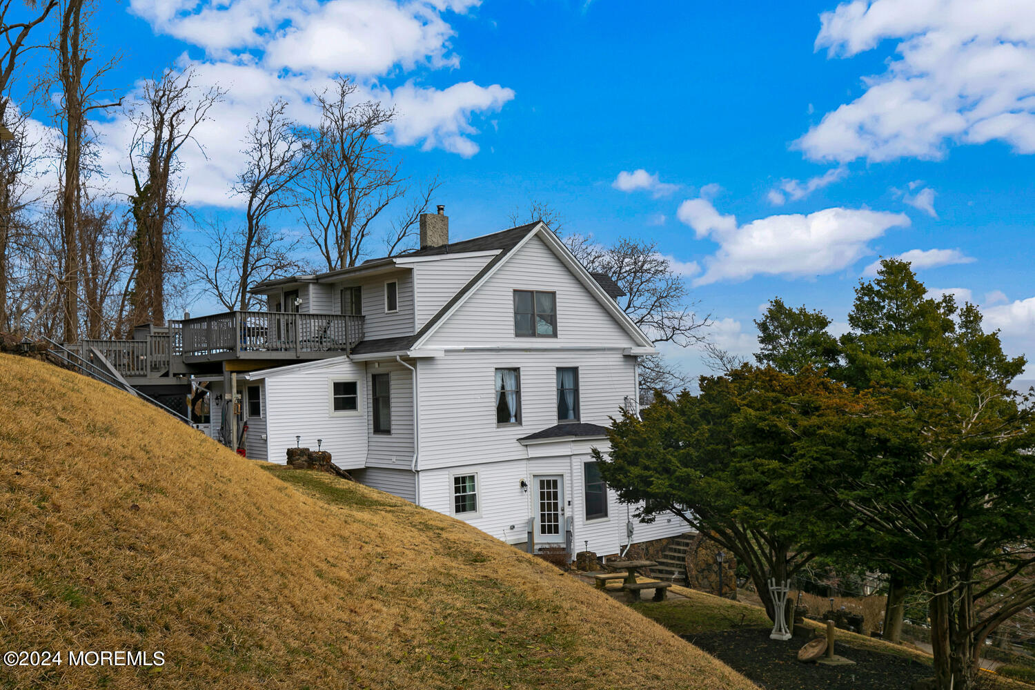 157 Portland Road Highlands, NJ 07732 - Photo 58 of 63 a view of a house with a yard