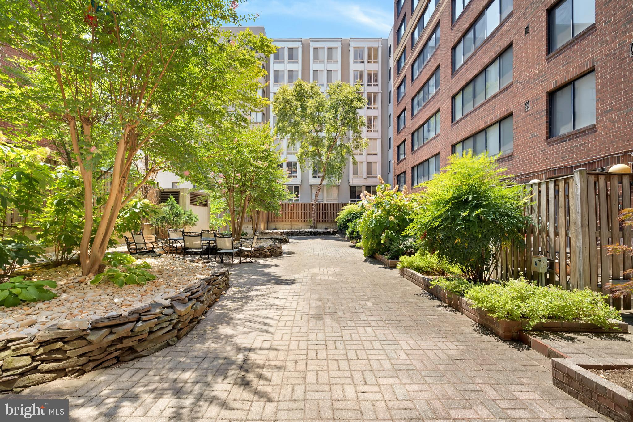 1245 13th Street Northwest, Unit 103 Washington, DC 20005 - Photo 24 of 24 First Floor Courtyard