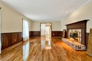 a view of an empty room