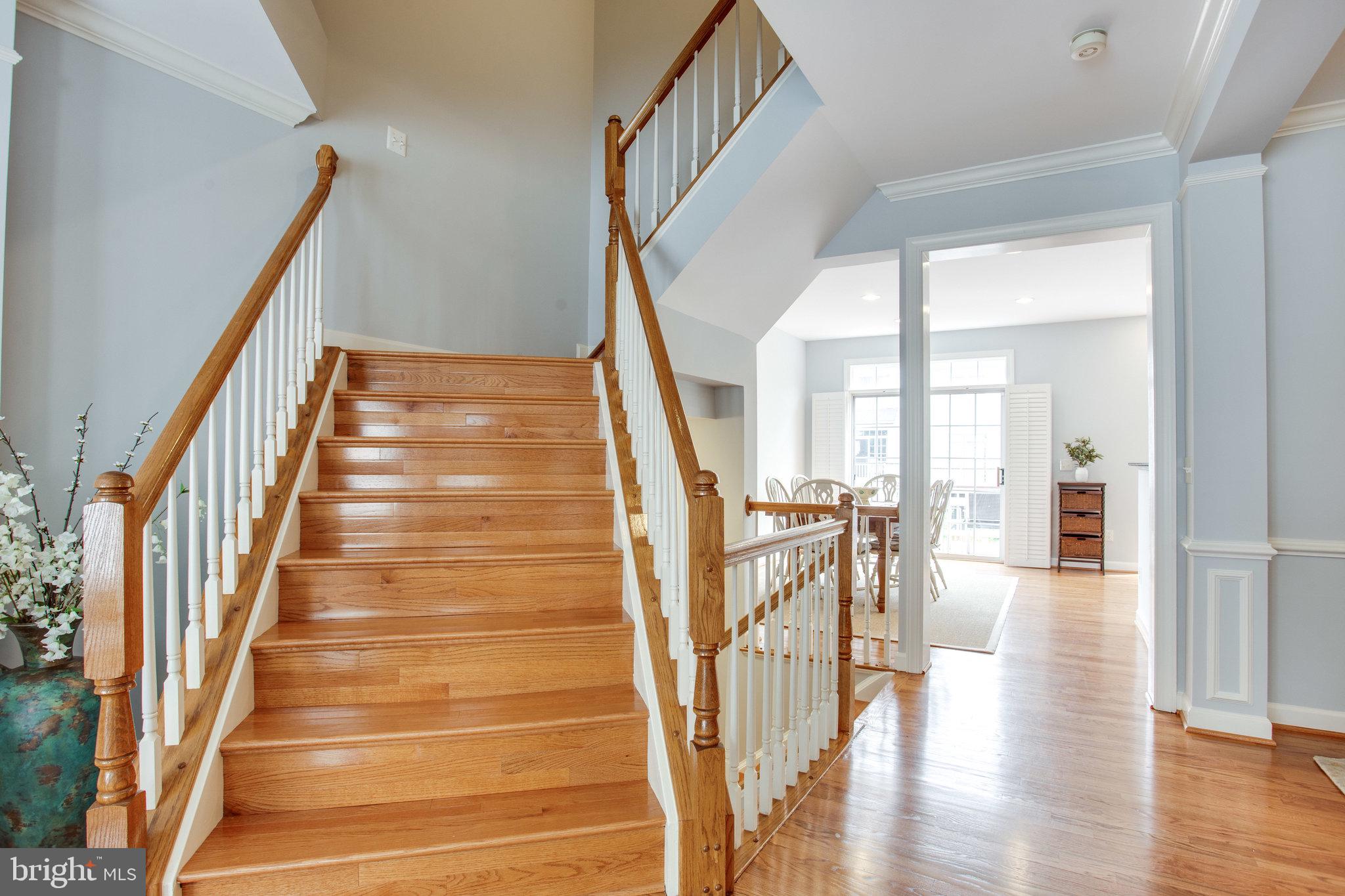 136 Roland Court Southwest Vienna, VA 22180 - Photo 17 of 67 Beautiful hardwood stairs!