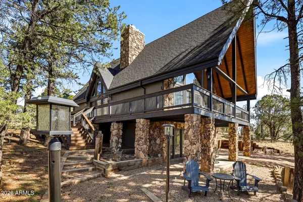 a front view of a building with street