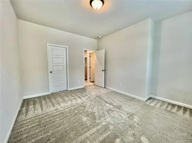 a view of an empty room