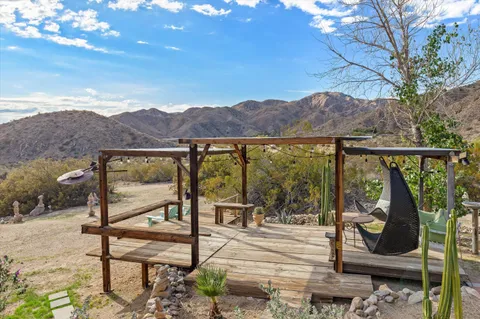 a view of a house with sitting area