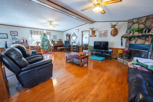 a view of dinning room with furniture and a table