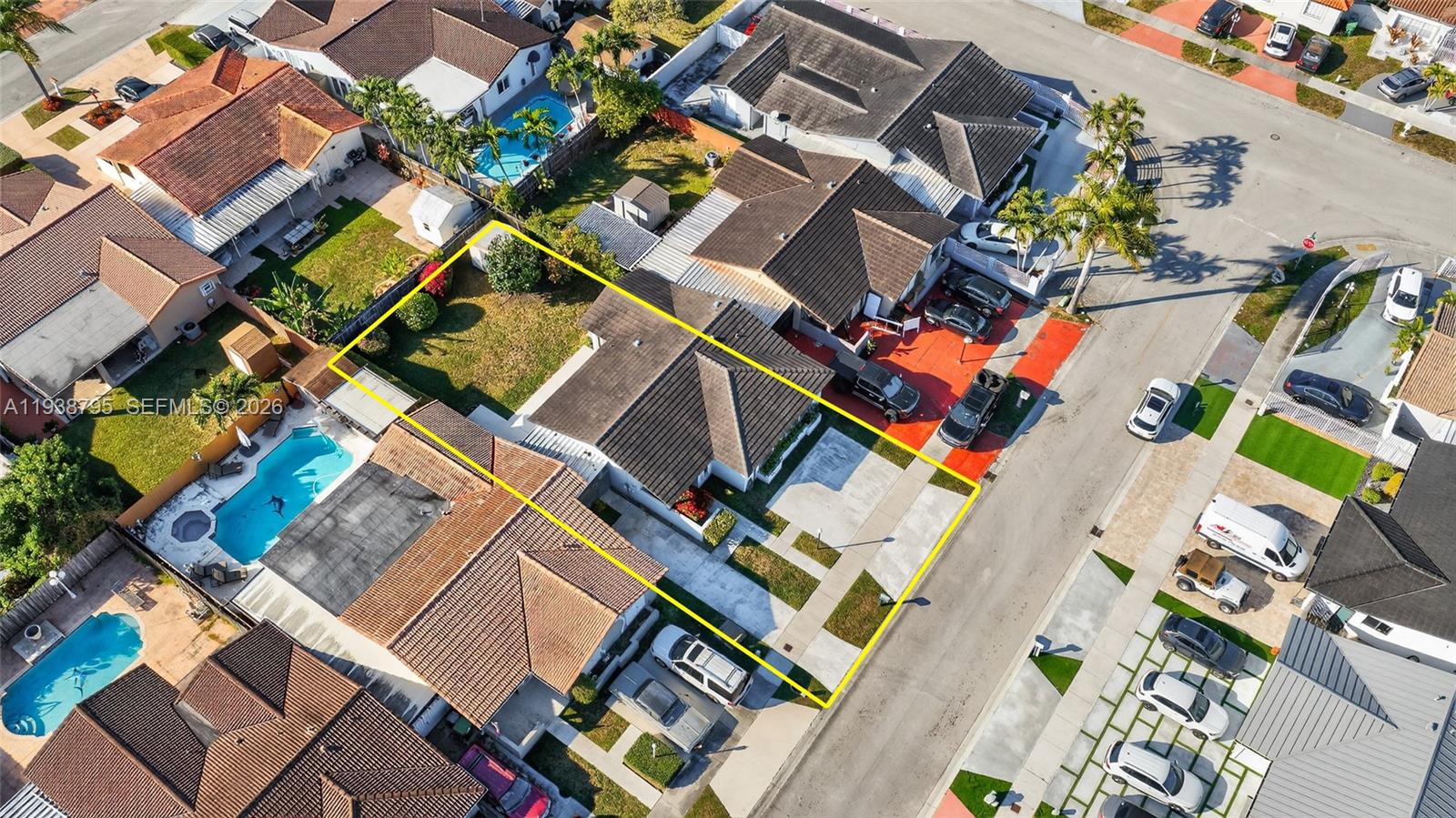 1136 Southwest 139th Place Miami, FL 33184 - Photo 4 of 42 an aerial view of a house with a garden