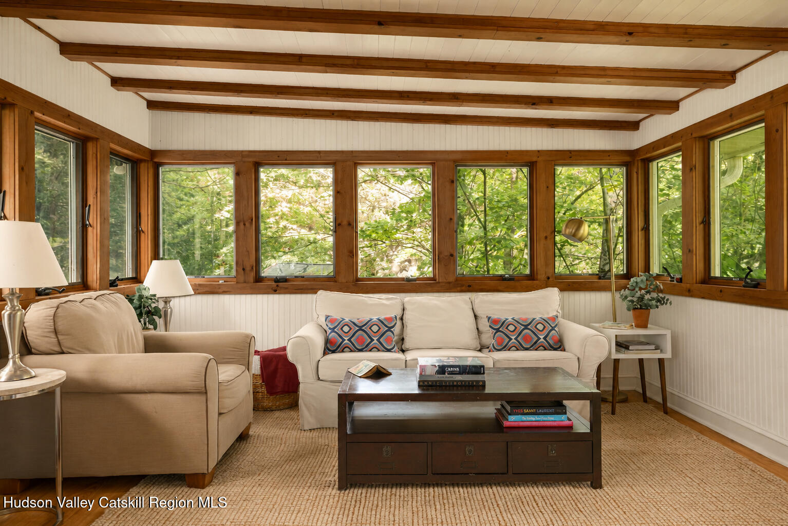 22 Old Mill Road Stephentown, NY 12169 - Photo 21 of 55 a living room with furniture and large windows