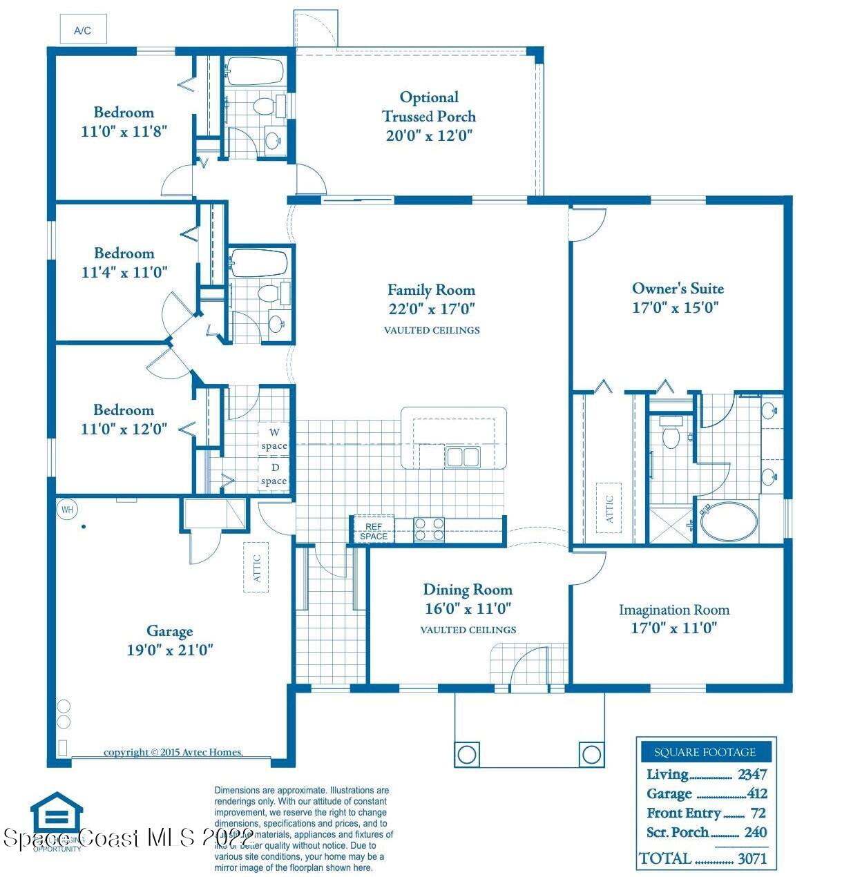 535 Australian Road Northwest Palm Bay, FL 32907 - Photo 2 of 26 Floor Plan <3
