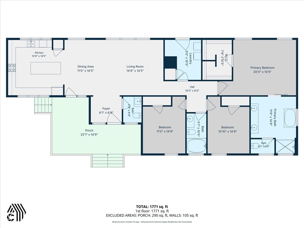 116 Parkview Road Iva, SC 29655 - Photo 43 of 44 Visualize the thoughtful layout of this dwelling, featuring a convenient main floor primary bedroom suite and an open concept living area.