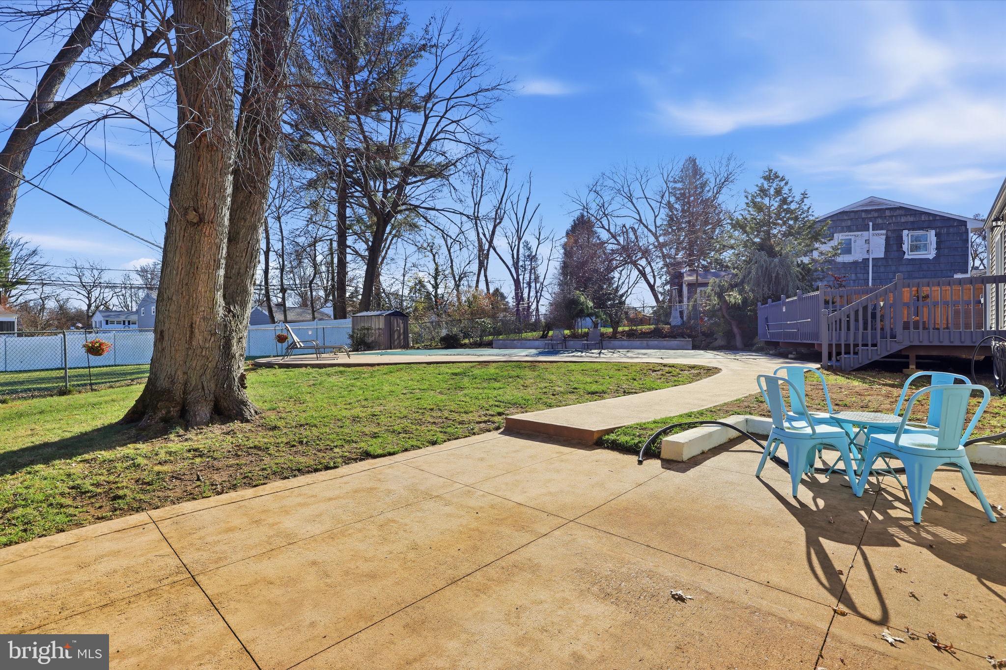 5 Patrick Lane Yardley, PA 19067 - Photo 44 of 51 a view of a swimming pool with a patio