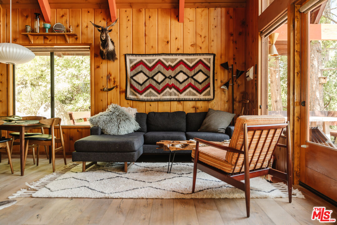 26955 Meadow Glen Drive Idyllwild, CA 92549 - Photo 16 of 57 a outdoor living space with furniture and a large window