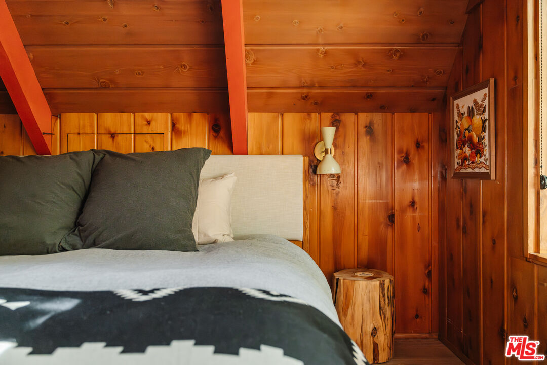 26955 Meadow Glen Drive Idyllwild, CA 92549 - Photo 23 of 57 a bedroom with a bed and a walk in closet