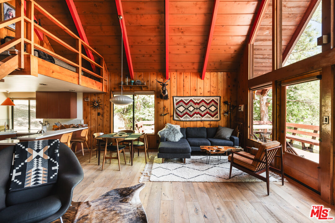 26955 Meadow Glen Drive Idyllwild, CA 92549 - Photo 7 of 57 a living room with furniture and a large window