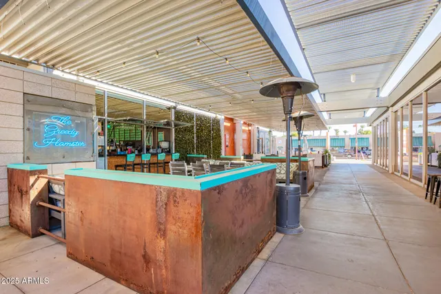 a view of a storage room