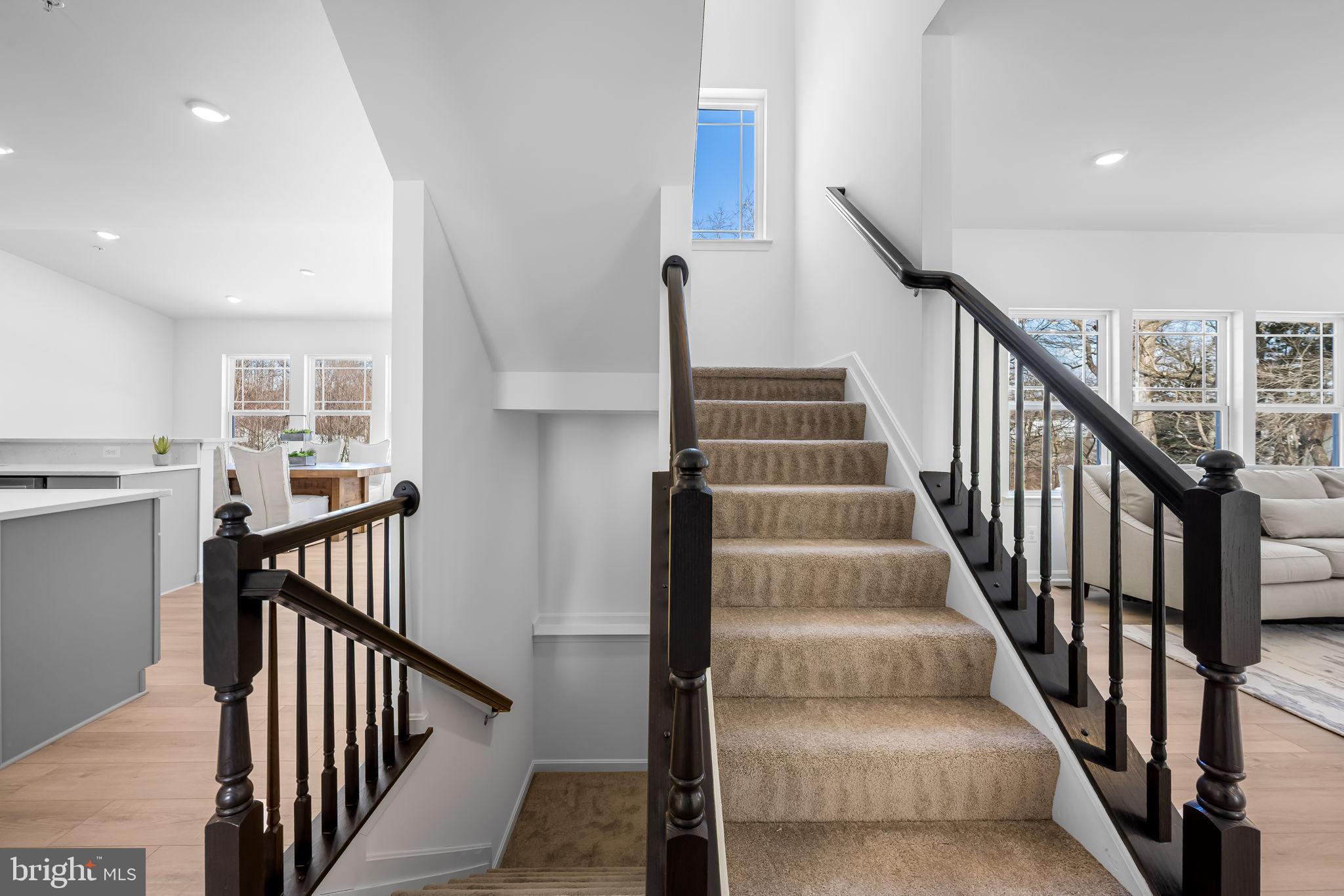 3756 Davis Corner Road Street, MD 21154 - Photo 28 of 50 Inviting Staircase leading to Upper & Lower Levels