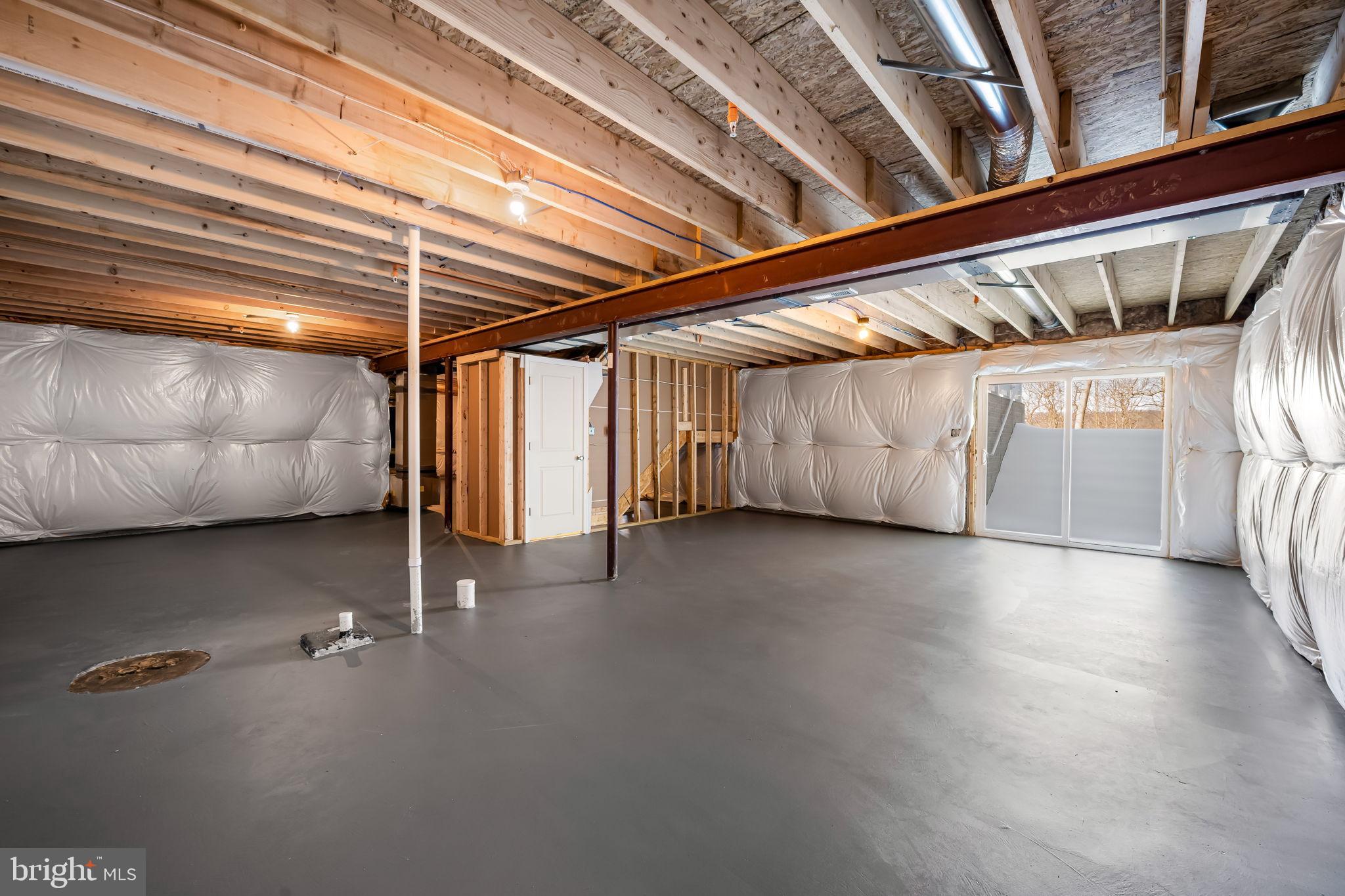 3756 Davis Corner Road Street, MD 21154 - Photo 45 of 50 Spacious, ready-to-finish Basement with Rough-In.