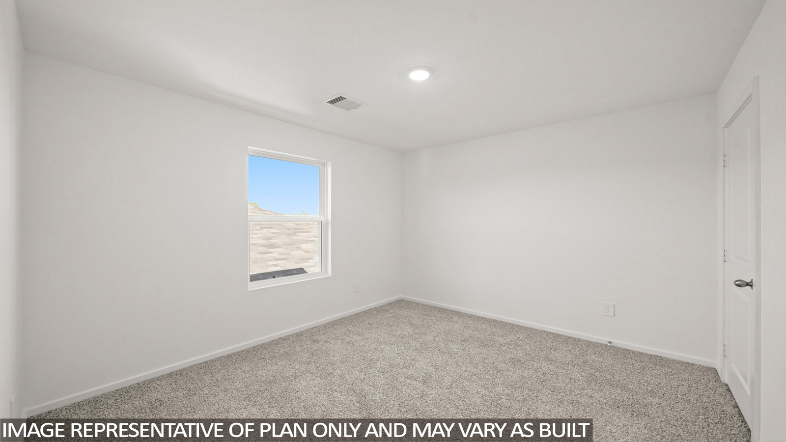 176 Baby Calf Roping Road Jarrell, TX 76537 - Photo 17 of 23 Empty room with light carpet and baseboards