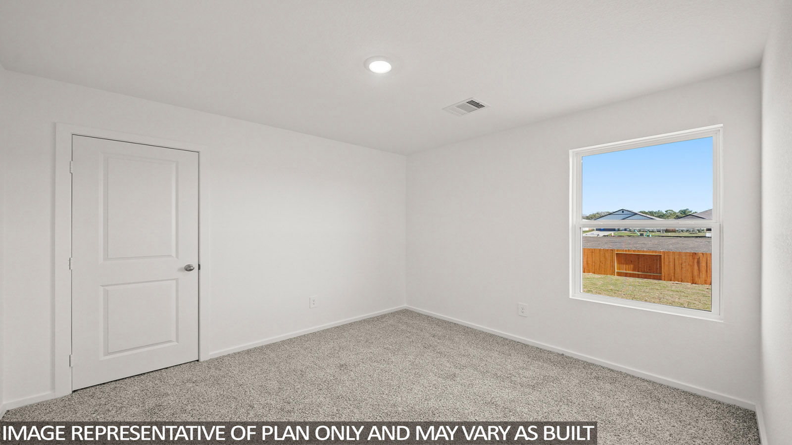 176 Baby Calf Roping Road Jarrell, TX 76537 - Photo 21 of 23 Unfurnished room with light carpet and baseboards