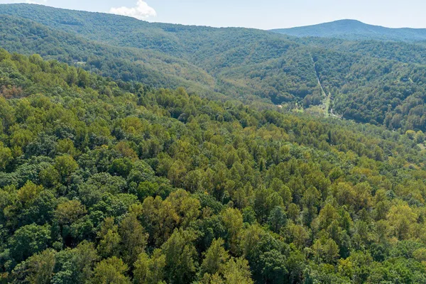a view of lake with mountain