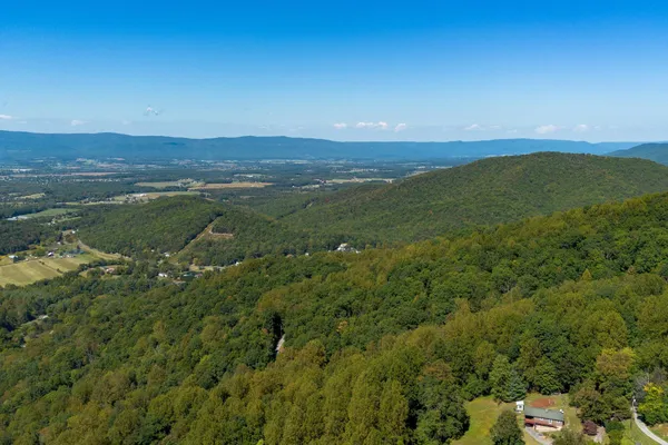 a view of lake with mountain