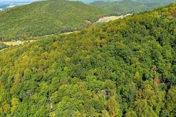 a view of a green field