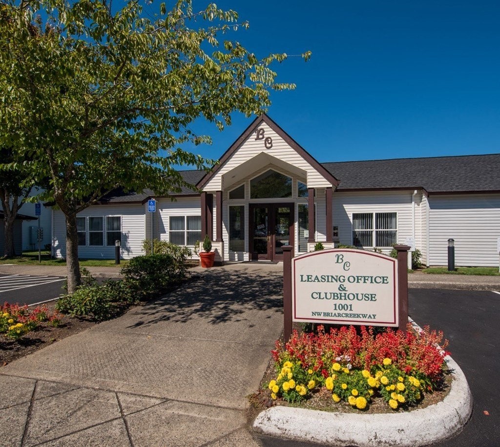 1001 Northeast Briarcreek Way Hillsboro, OR 97006 - Photo 19 of 19 a sign on the side of a building