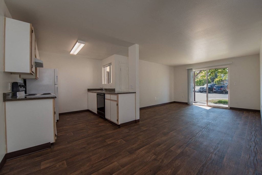 1001 Northeast Briarcreek Way Hillsboro, OR 97006 - Photo 9 of 19 a view of kitchen with furniture and wooden floor