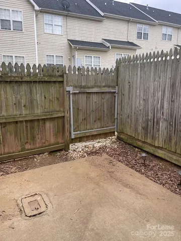 a view of a pathway of a building