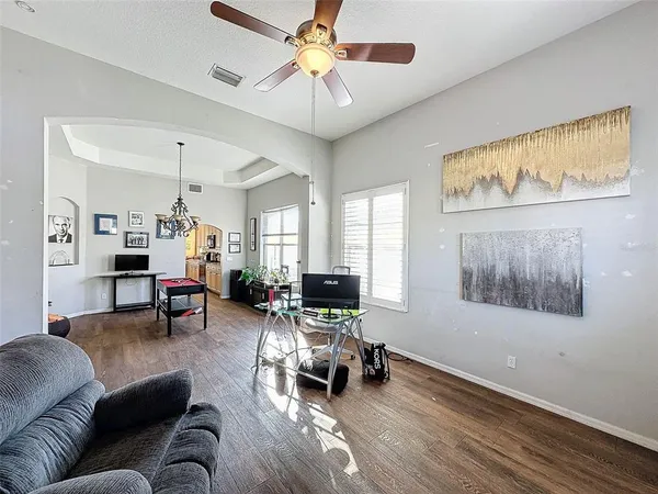 a bathroom with a sink a vanity and a mirror