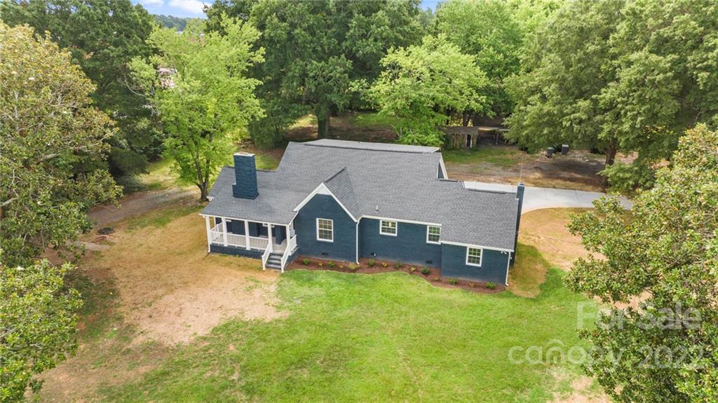6000 Hickory Grove Road Charlotte, NC 28215 - Photo 15 of 40 an aerial view of a house with swimming pool garden and patio