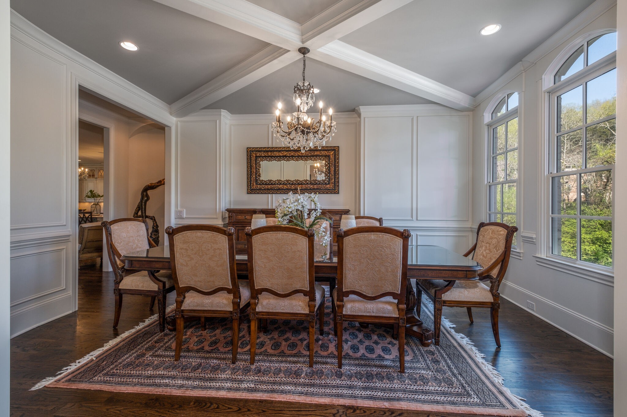 1813 Pace Haven Franklin, TN 37069 - Photo 11 of 49 a view of a dining room with furniture window and wooden floor