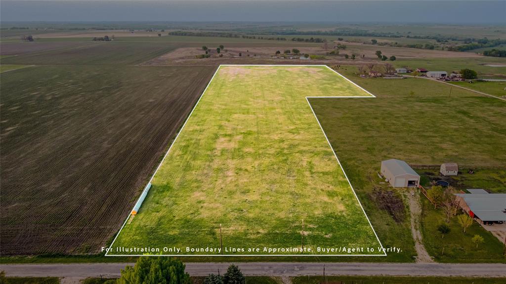 Tbd North Elm Loop Temple, TX 76501 - Photo 2 of 10 Aerial view of sparsely populated area featuring property parcel outlined