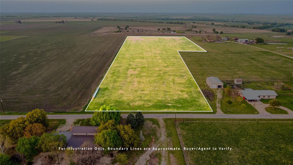 Tbd North Elm Loop Temple, TX 76501 - Photo 4 of 10 Overview of rural landscape featuring property boundaries highlighted and agricultural land